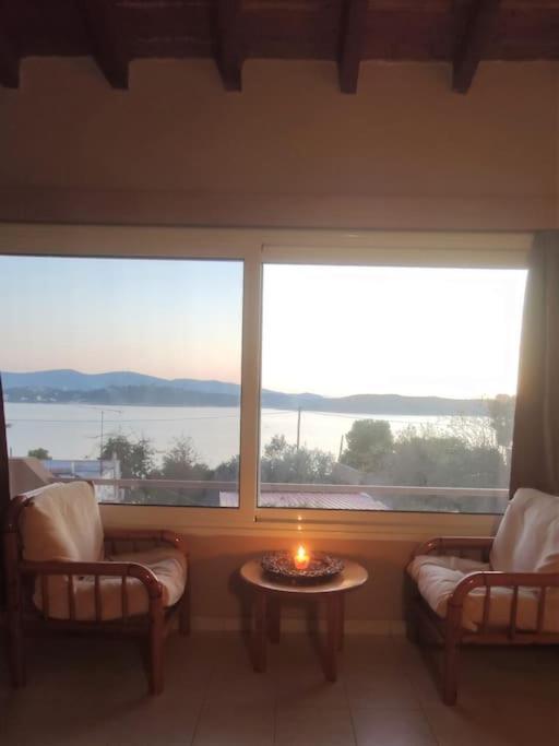 Penthouse Studio Next To The Sea Salamina Esterno foto